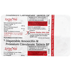 Zyclav Kid 200/28.5 Mg Tablet 10