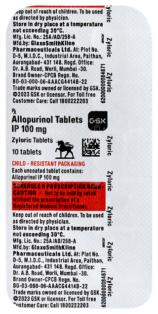 Zyloric Tablet 10