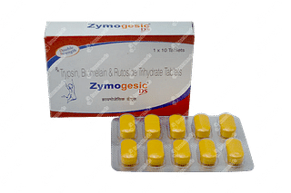 Zymogesic Ds 96/200/180 MG Tablet 10