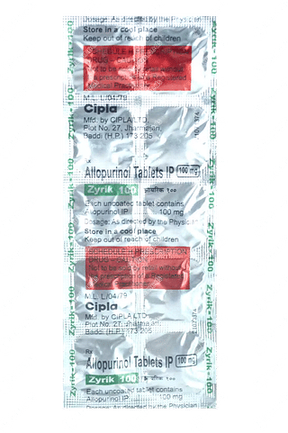 Zyrik 100 MG Tablet 10