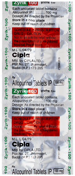 Zyrik 100 Tablet 10 Zyrik 100 Tablet 10
