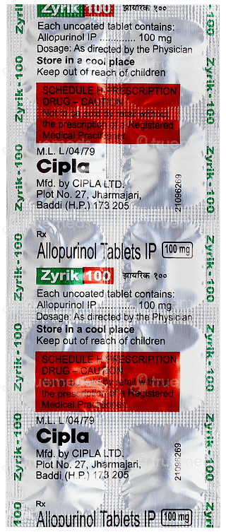 Zyrik 100 Tablet 10