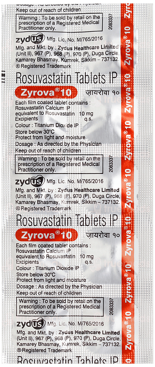 Zyrova 10 Tablet 10