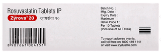 Zyrova 20 Tablet 10