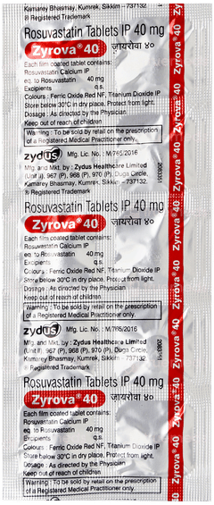 Zyrova 40 Tablet 10 Zyrova 40 Tablet 10
