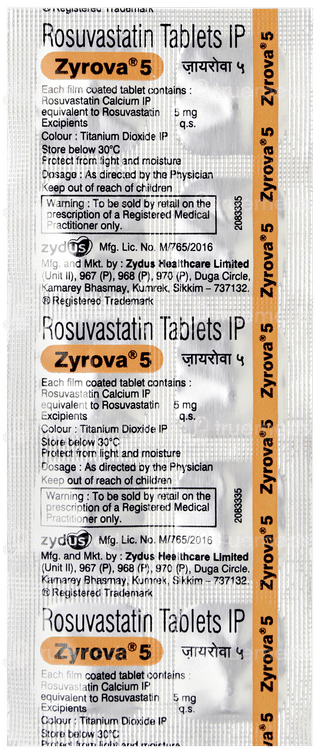 Zyrova 5 Tablet 10