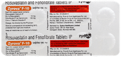 Zyrova F 10 Tablet 10 Zyrova F 10 Tablet 10