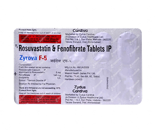 Zyrova F 5/145 MG Tablet 10