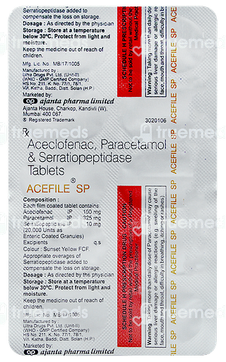 Acefile Sp Tablet 10