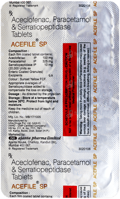 Acefile Sp Tablet 10 Acefile Sp Tablet 10