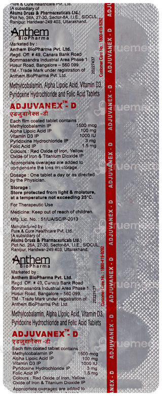 Adjuvanex D Tablet 10