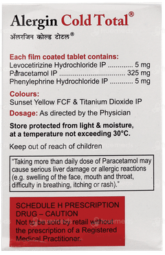 Alergin Cold Total Tablet 10