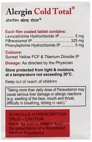 Alergin Cold Total Tablet 10