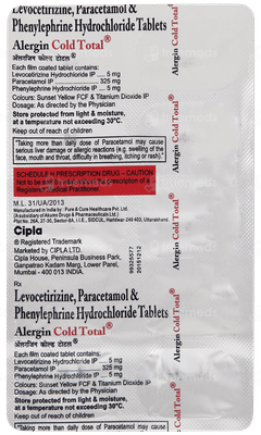 Alergin Cold Total Tablet 10