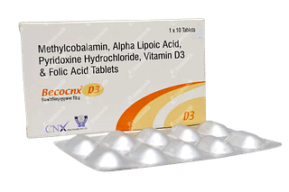 Becocnx D3 Tablet 10