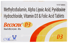 Becocnx D3 Tablet 10