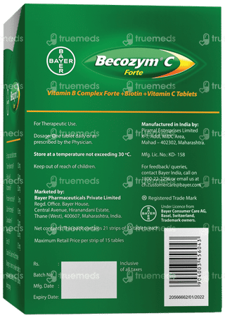 Becozym C Forte Tablet 15