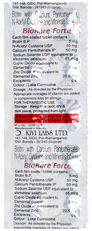 Biokare Forte Tablet 10