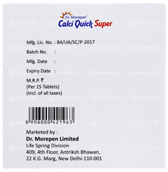 Calci Quick Super Tablet 15