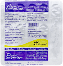 Calci Quick Super Tablet 15