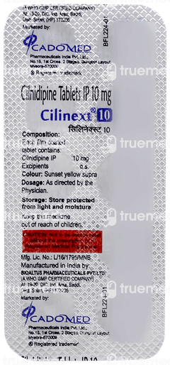 Cilinext 10 Tablet 10 Cilinext 10 Tablet 10