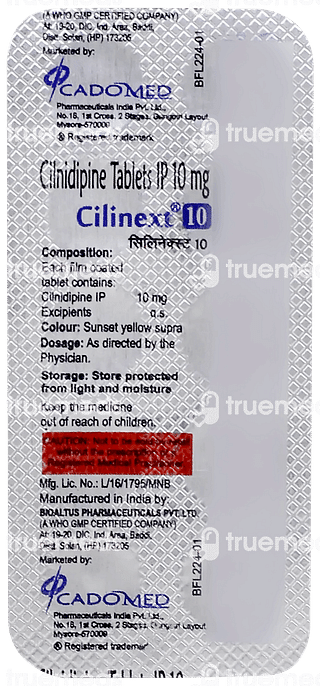 Cilinext 10 Tablet 10