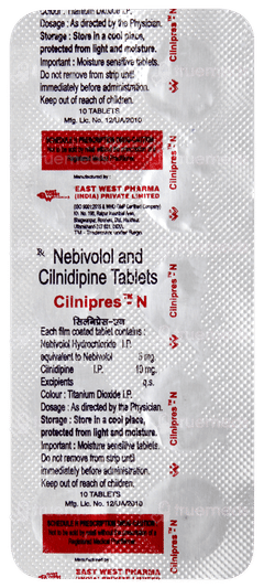 Cilnipres N Tablet 10