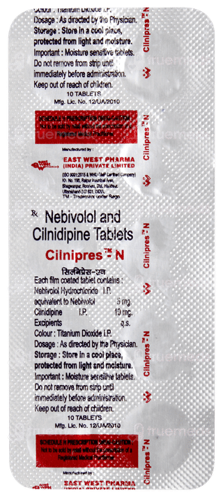 Cilnipres N Tablet 10
