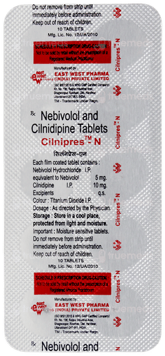 Cilnipres N Tablet 10