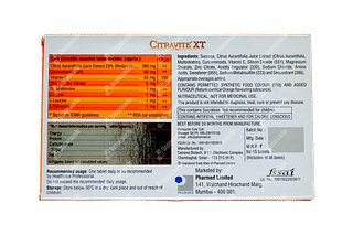 Citravite Xt Orange Flavour Chewable Tablet 15