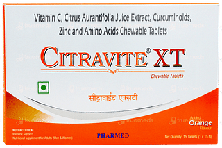 Citravite Xt Orange Chewable Tablet 15