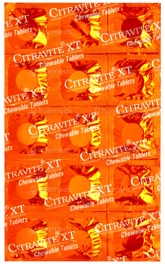 Citravite Xt Orange Chewable Tablet 15