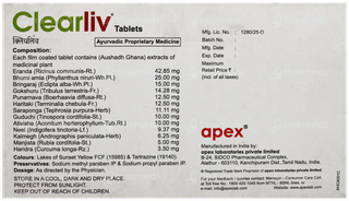 Clearliv Tablet 30