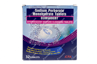 Clinsodent Effervescent Denture Cleansing Tablet 32