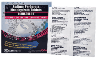 Clinsodent Effervescent Denture Cleansing Tablet 32