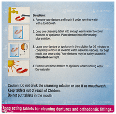 Clinsodent Effervescent Denture Cleansing Tablet 32