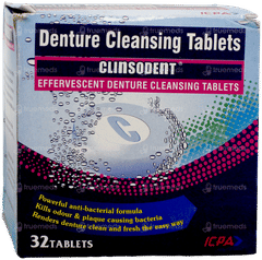 Clinsodent Effervescent Denture Cleansing Tablet 32