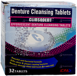 Clinsodent Effervescent Denture Cleansing Tablet 32