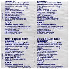 Clinsodent Effervescent Denture Cleansing Tablet 32