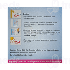 Clinsodent Effervescent Denture Cleansing Tablet 4