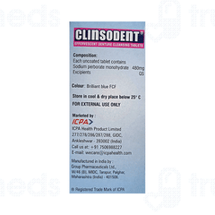 Clinsodent Effervescent Denture Cleansing Tablet 4 Clinsodent Effervescent Denture Cleansing Tablet 4