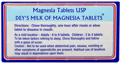 Deys Milk Of Magnesia Tablet 10