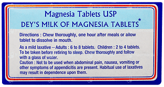 Deys Milk Of Magnesia Tablet 10