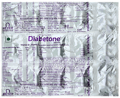 Diabetone Tablet 15