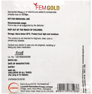 Femgold Tablet 10