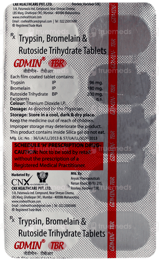 Gdmin Tbr Tablet 10