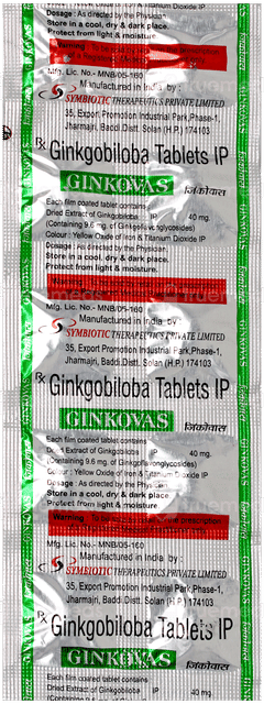 Ginkovas Tablet 10