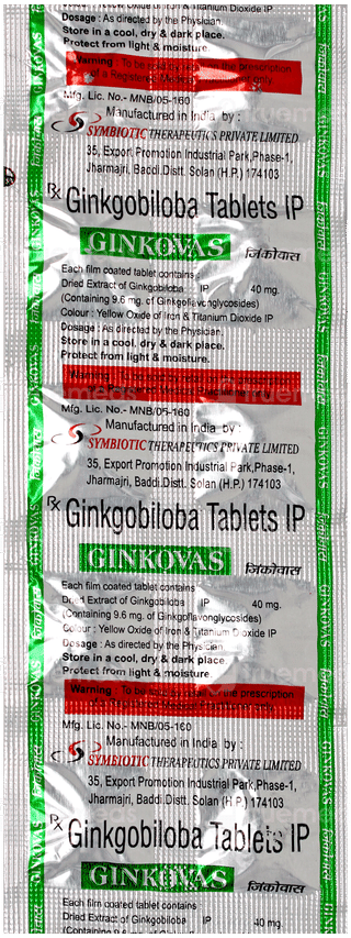 Ginkovas Tablet 10