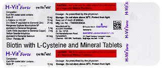 H Vit Forte Tablet 10