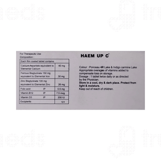 Haem Up C Tablet 10